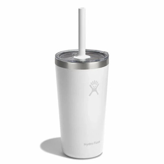 20 oz All Around™ Tumbler with Clear Straw Lid - White - US 0573