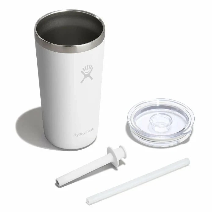 20 oz All Around™ Tumbler with Clear Straw Lid - White - US 0573
