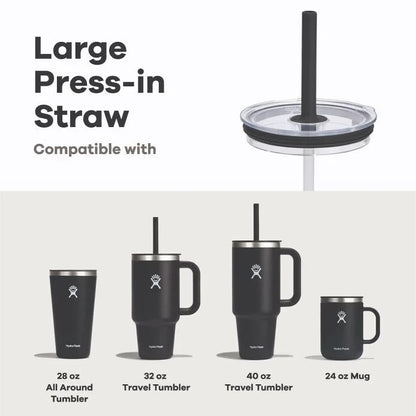 Large Press-In Straw Lid - US 6032